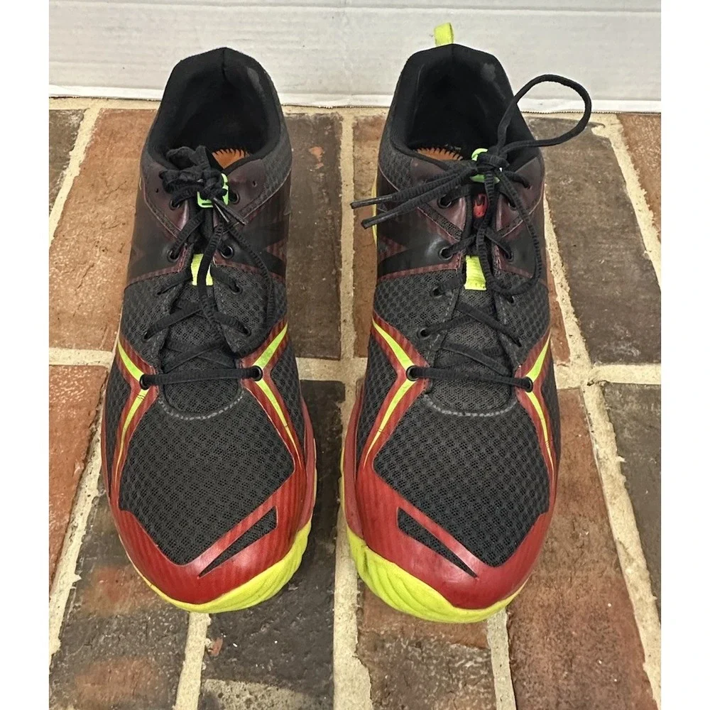 Merrell MQM Trail Running Shoes Black Red Yellow Lace Up Sneakers Men's 14